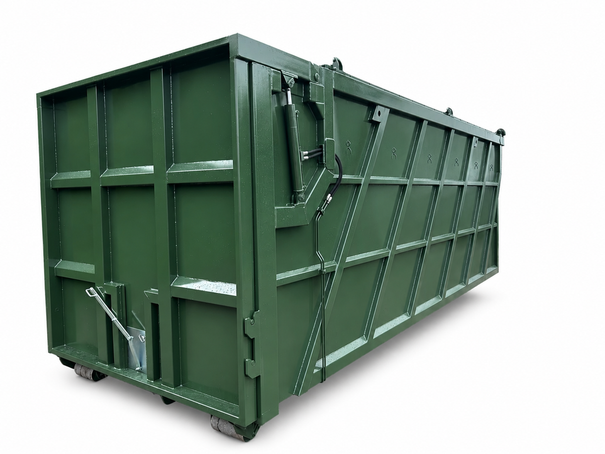 Abschiebecontainer - 38 cbm mit hydraulischer Abdeckung