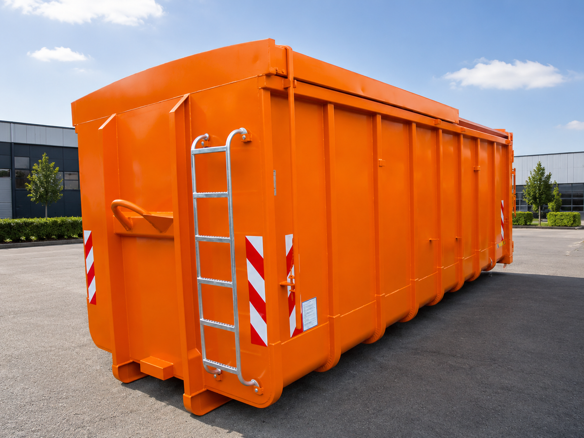 Abrollcontainer Orange