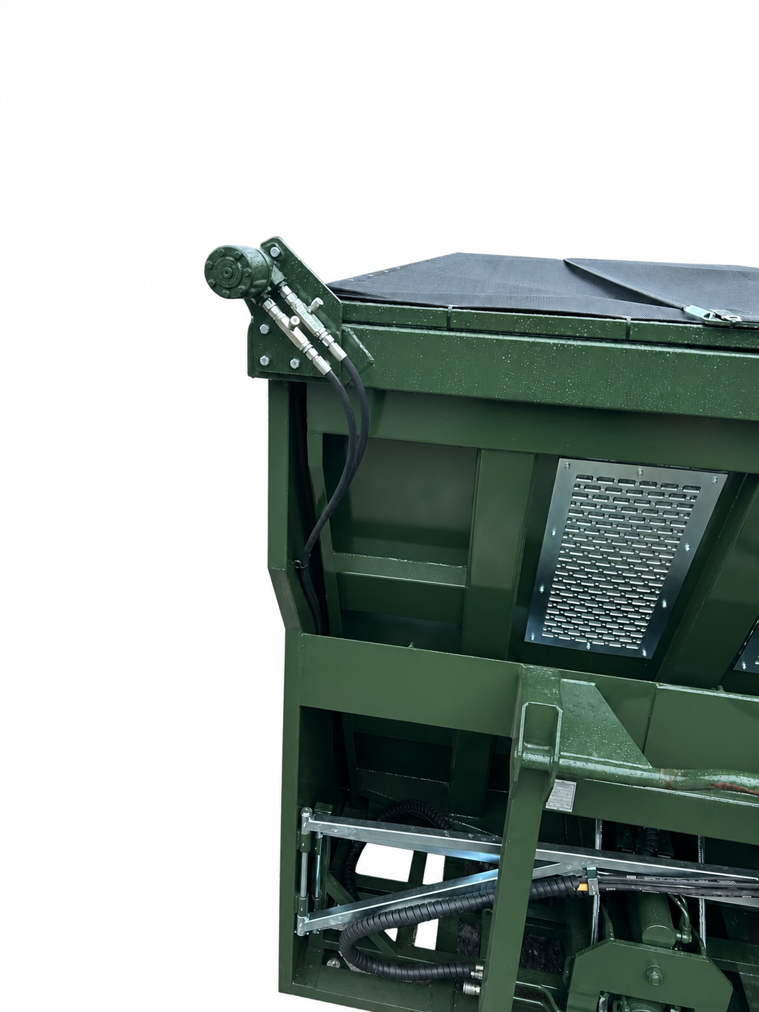 Abschiebecontainer - 38 cbm mit hydraulischer Abdeckung
